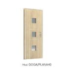 Uniform uni_one DOGA/PLANA 40 Drvo-Alu ulazna vrata - Слика 4